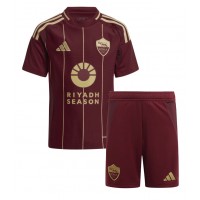 AS Roma Bryan Cristante #4 Replica Home Minikit 2024-25 Short Sleeve (+ pants)